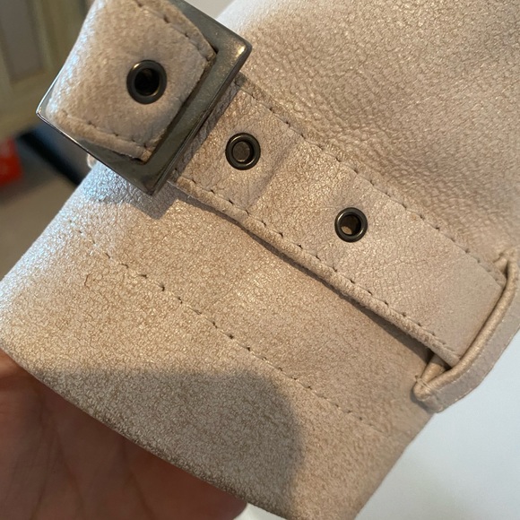 Versace Leather Jacket Off white color with zippers - Picture 8 of 16